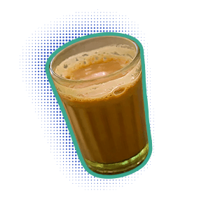 Chai representing the joy of staying connected to root