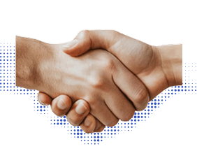 Shake hand representing Belong’s value - the team before me