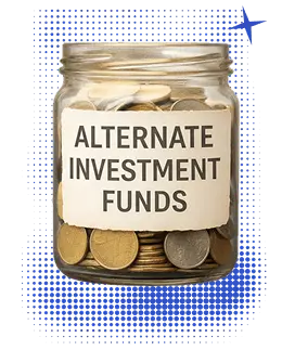 Jar with coins - Jar filled with coins representing GIFT City alternative investment fund investment returns