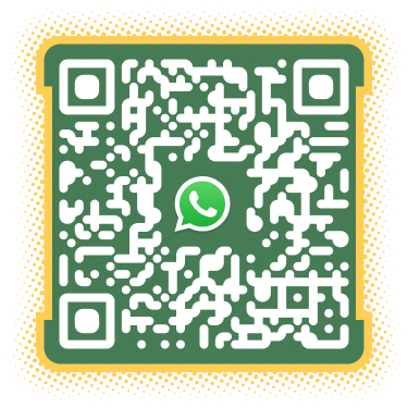 QR code representing contacting Belong via WhatsApp