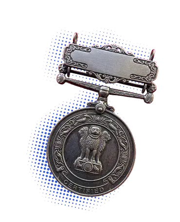 Medal representing 15CA/15CB certification service
